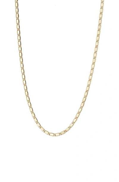 Argento Vivo Sterling Silver Chunky Bar Chain Link Necklace In Gold