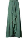 TOME TOME PLEATED SKIRT - GREEN,TS17500211831968
