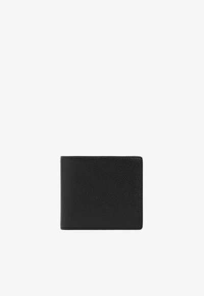 Maison Margiela Bi-fold Leather Wallet In Black