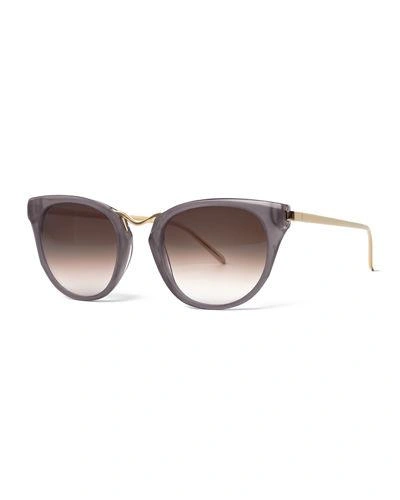 Thierry Lasry Hinky Cat-eye Sunglasses In Grey
