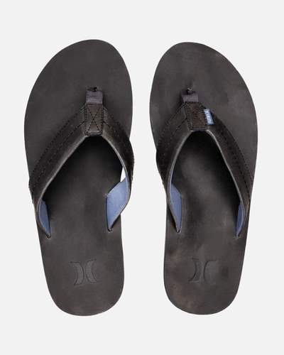 United Legwear Men's One And Only Leather Sandal In Ion Grey