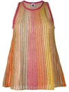 M MISSONI metallic knit top,MD0KM05C2FU12046930