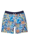 SOVEREIGN CODE KIDS' BALI FLORAL PRINT SWIM TRUNKS