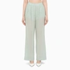 ROTATE BIRGER CHRISTENSEN ROTATE BIRGER CHRISTENSEN LIGHT BLUE TROUSERS WITH SEQUINS