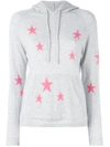 CHINTI & PARKER cashmere star printed hooded jumper,CP112012021485