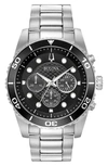Bulova Bracelet Strap Chronograph Watch, 43mm In Silver