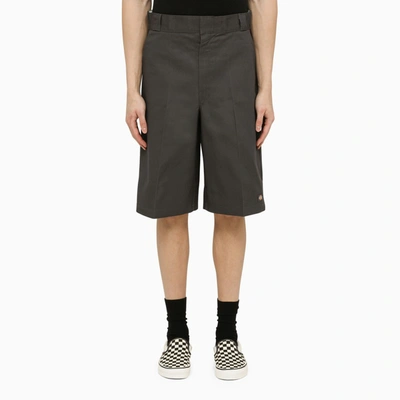 Dickies Grey Cotton Trousers In Gray