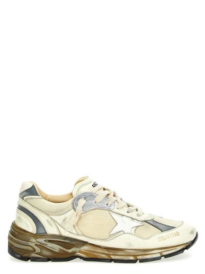 Golden Goose Running Dad Nylon And Nappa Upper With Trims Leather Star In Multicolour