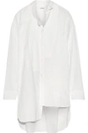 LOEWE Oversized asymmetric cotton-gauze shirt