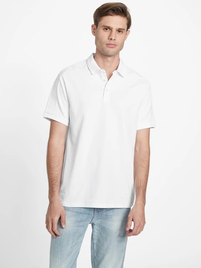 Guess Factory Eco Kona Polo In White