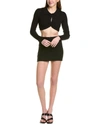 Rouge &  2pc Sweater & Mini Skirt Set In Black