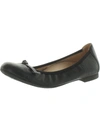 Vionic Amorie Womens Leather Slip On Ballet Flats In Multi