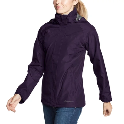 Eddie Bauer Women's Packable Rainfoil Jacket In Purple