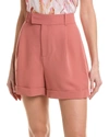 Ted Baker Kelsyas Pleated Tailored Shorts In Pink