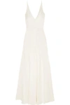 GABRIELA HEARST LOUISE HERRINGBONE SILK-JACQUARD GOWN