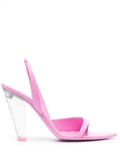 3juin Slingback Tapered-heel Sandals In Pink