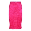 Acne Studios Fuchsia Silk Blend Skirt In Fuchsia Pink