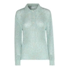 Acne Studios Polo Sweater In Aqua Blue