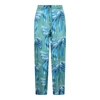 Acne Studios Green Patterned Trousers In Green