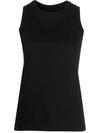 Armarium Cotton Tank Top In Black