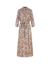 Aspesi Floral-print Shirt Dress In Spotted