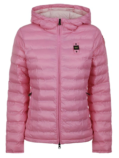Blauer Quilted Padded Jacket In Pink