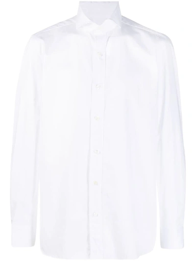 Borrelli Long-sleeve Dress Shirt In White