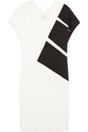 NARCISO RODRIGUEZ Paneled silk-blend stretch-jersey dress
