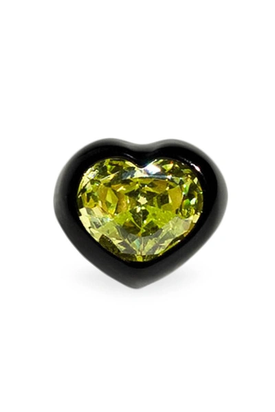 Dans Les Rues Black And Green Lux Ring In Mixed Colours