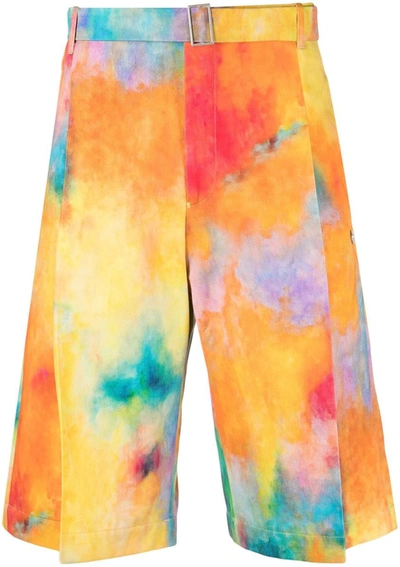ETUDES STUDIO ÉTUDES TIE-DYE PRINT COTTON SHORTS