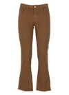 FAY FAY TROUSERS BROWN