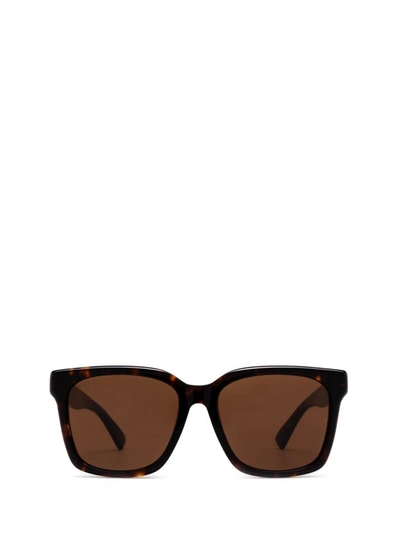 Gucci Gg1175sk Havana Sunglasses In Brown