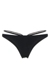 Heron Preston Logo-patch Bikini Bottom In Black