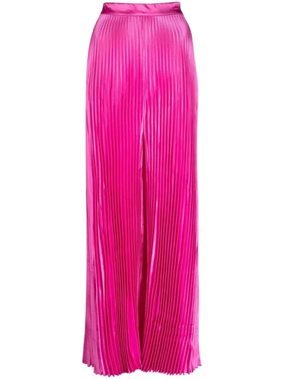 L'idée Woman High Waisted Wide Leg Pants In Pink
