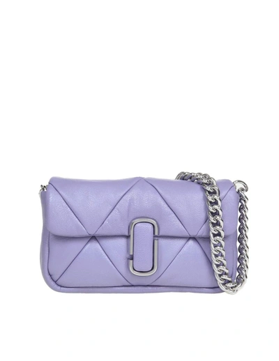 Marc Jacobs Quilted Shoulder Bag In Purple