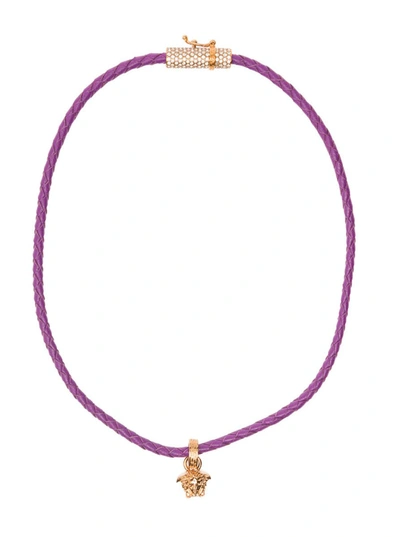 Versace Necklace In Violet