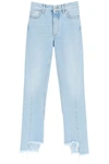 OFF-WHITE OFF-WHITE SLIM-FIT JEANS WITH TWISTED SEAMS