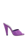 Paris Texas Olivia 120mm Open-toe Mules In Purple