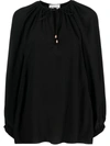 Phaeonia Anita Long Sleeves Blouse In Black