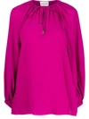 Phaeonia Anita Long Sleeves Blouse In Fuchsia
