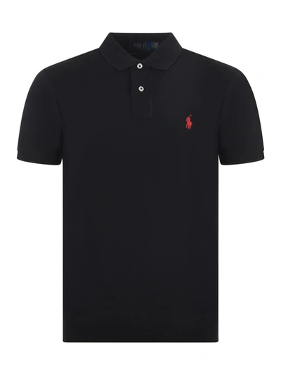 Polo Ralph Lauren Polo Shirt In Nero