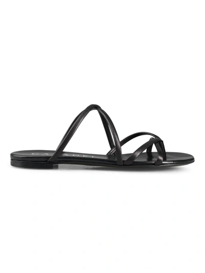 Casadei Minorca Flip-flops Shoes In Black