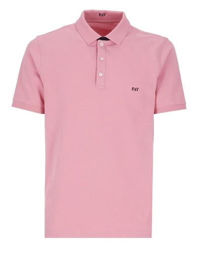 Fay Polo Shirt  Men In Pink