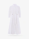 Max Mara Agoraio Cotton Chemisier Dress In White