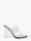 Alexander Mcqueen Shard Transparent Mules In Neutrals