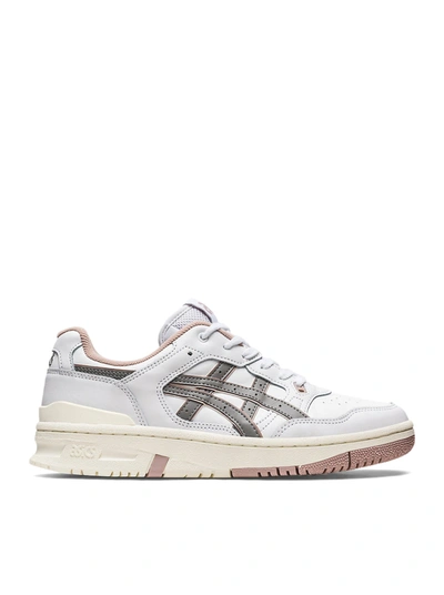 Asics Ex89 "white/clay Grey" Sneakers In Brown