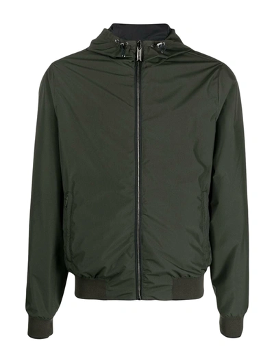 Moorer Dennys Windbreaker In Green