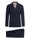 Maurizio Miri Double-breasted Suit In Blue