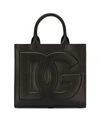 DOLCE & GABBANA TOTE BAG WITH EMBOSSED LOGO