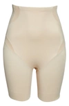 Tc Shaping High Waist Thigh Slimmer In Warm Beige